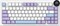Фото - Клавіатура бездротова Ajazz AK820 V2 White Peach Switch Purple/White/Blue (AK820-V2-WP-PWB) | click.ua