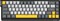 Фото - Клавиатура Ajazz NK68 V2 Red Switch Black/Grey/Yellow (NK68-V2-R-BGY) | click.ua