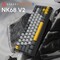 Фото - Клавиатура Ajazz NK68 V2 Red Switch Black/Grey/Yellow (NK68-V2-R-BGY) | click.ua