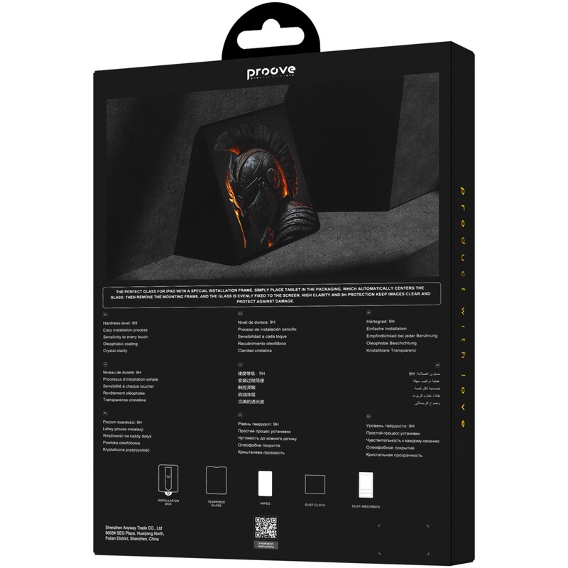 Захисне скло Proove Achilles Installation Box для iPad mini 6/7 Transparent (PGPAIBIP6000)