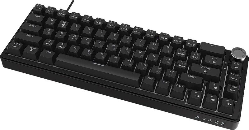 Клавіатура Ajazz AK690 Peach Mist Switch Black (AK690-PM-B)