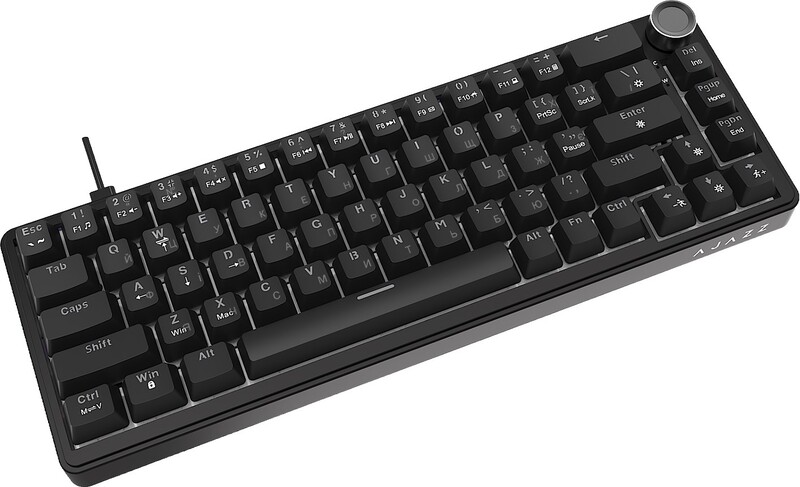 Клавіатура Ajazz AK690 Peach Mist Switch Black (AK690-PM-B)