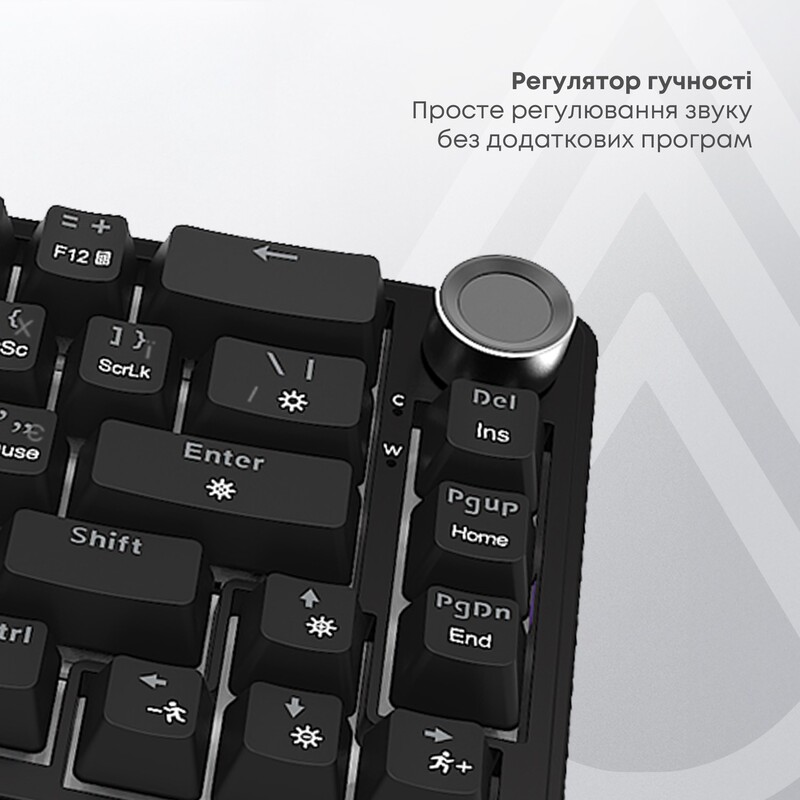 Клавіатура Ajazz AK690 Peach Mist Switch Black (AK690-PM-B)