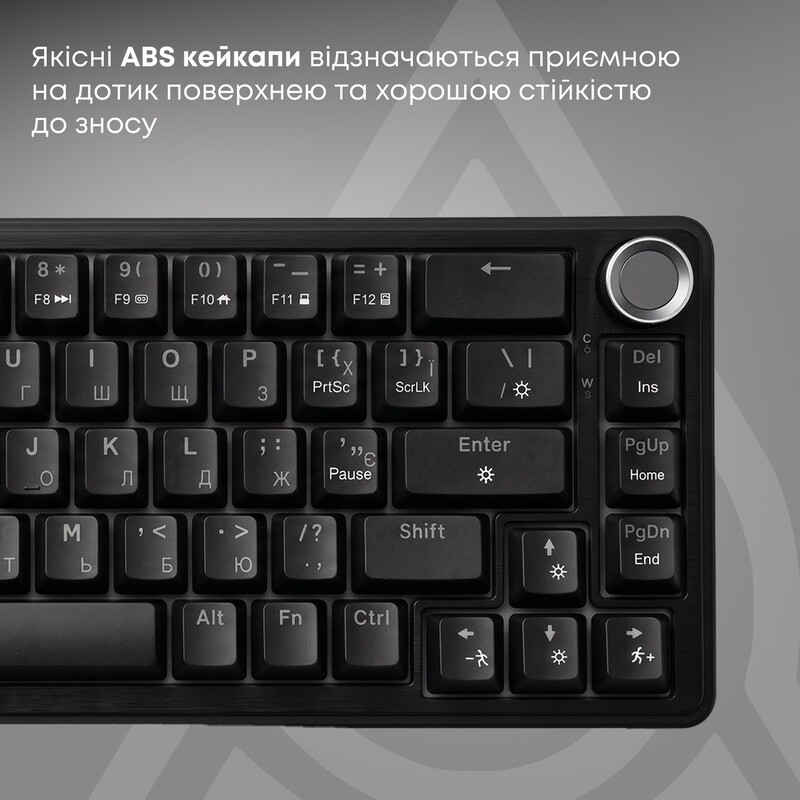 Клавіатура Ajazz AK690 Peach Mist Switch Black (AK690-PM-B)