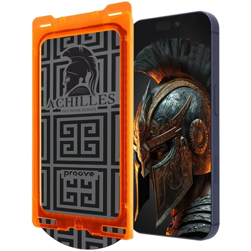 Захисне скло Proove Achilles Installation Box для iPhone 15 Pro Black (PGPAIB15P001)