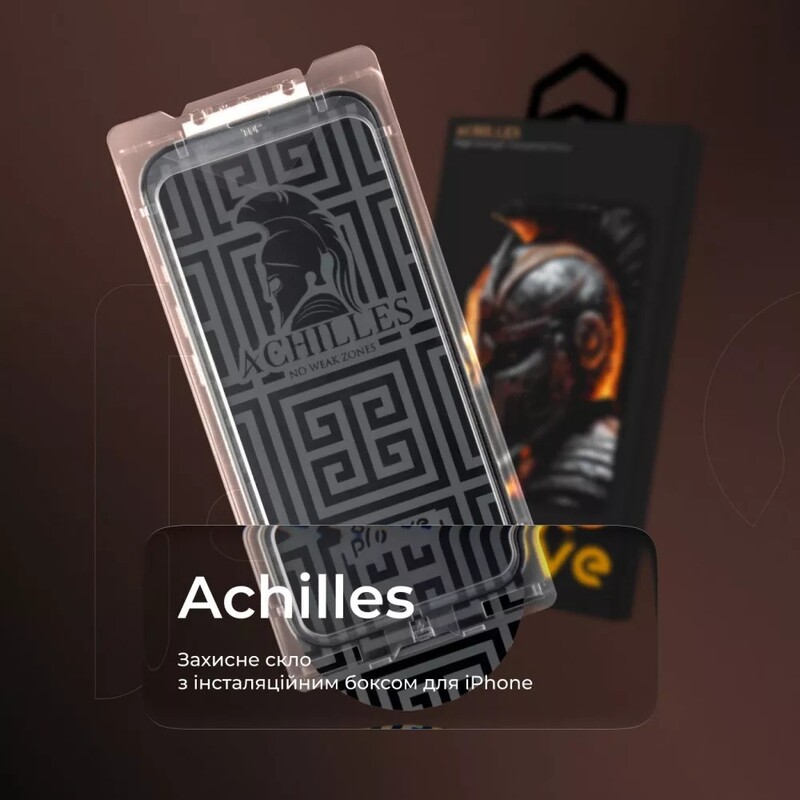 Защитное стекло Proove Achilles Installation Box для iPhone 17 Air Black (PGPAIB17A001)