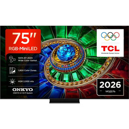 Телевiзор TCL 75C6K PRO