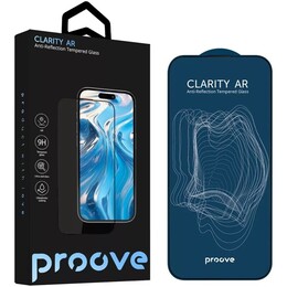Защитное стекло Proove Clarity AR для iPhone 15 Pro Black (PGCARI15P001)