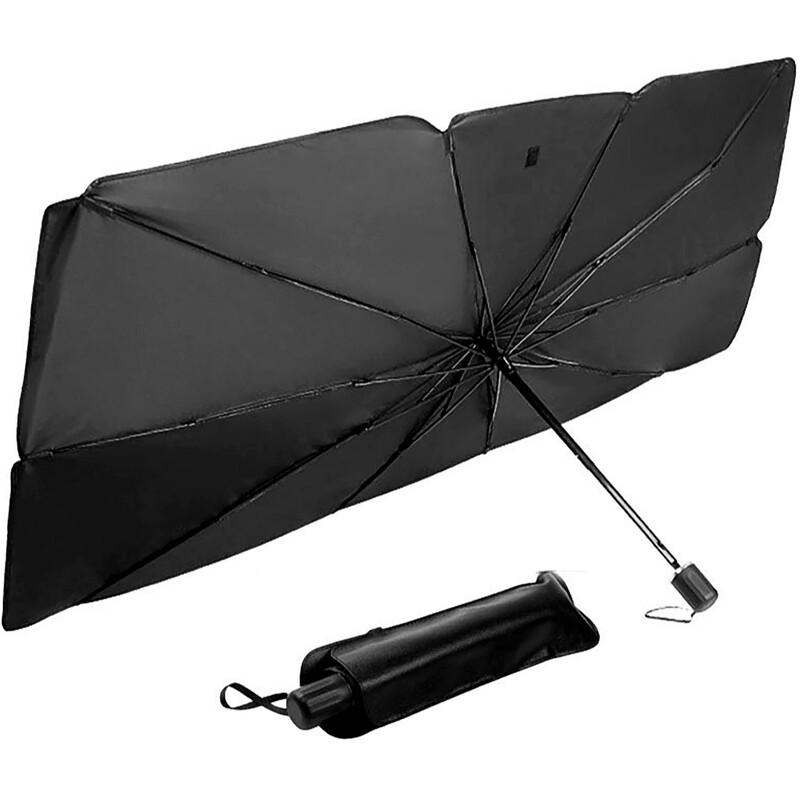 Сонцезахисна парасолька для автомобіля PRC SunShield Black (57232)