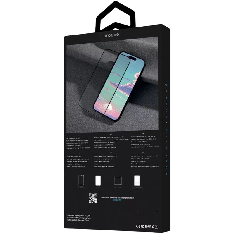 Защитное стекло Proove Pixel для iPhone 12 Pro Max Black (PGPPXI12PM01)