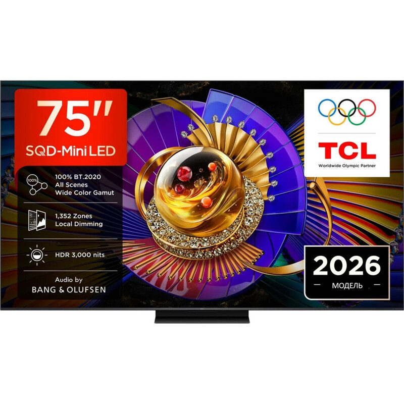 Телевiзор TCL 75C7L