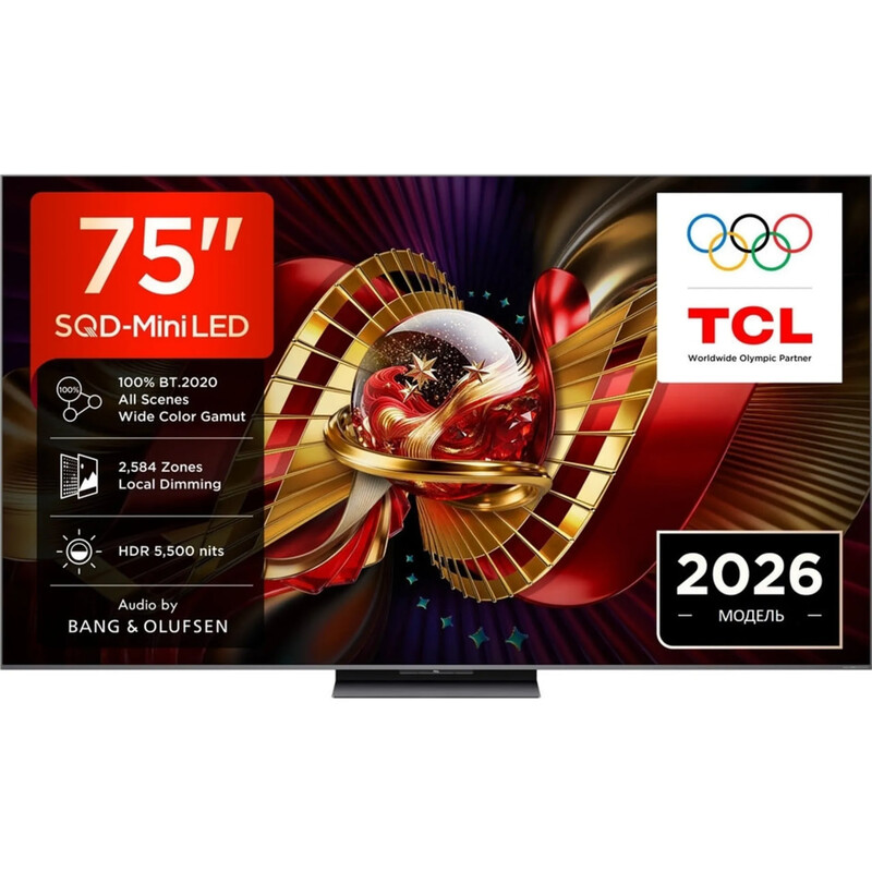 Телевiзор TCL 75C8L