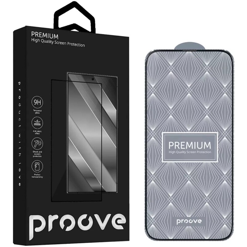 Защитное стекло Proove Premium для Samsung Galaxy S24 Plus/S25 Plus Black (PGPPMSS24P01)