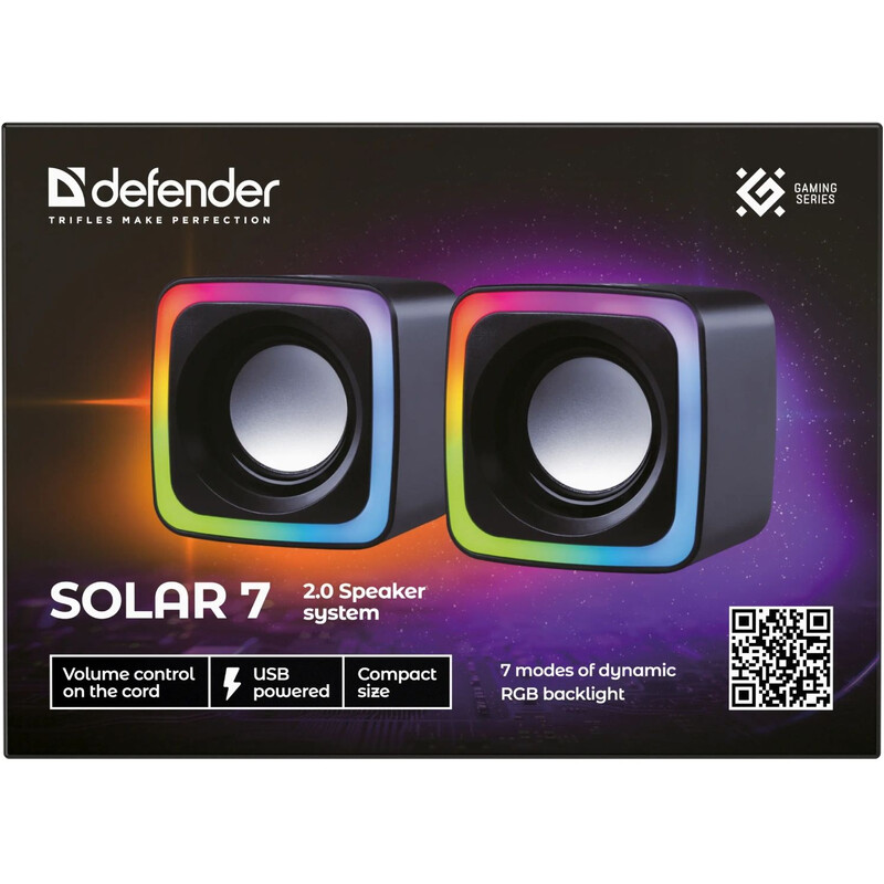 Акустическая система Defender Solar 7 Black (65117)