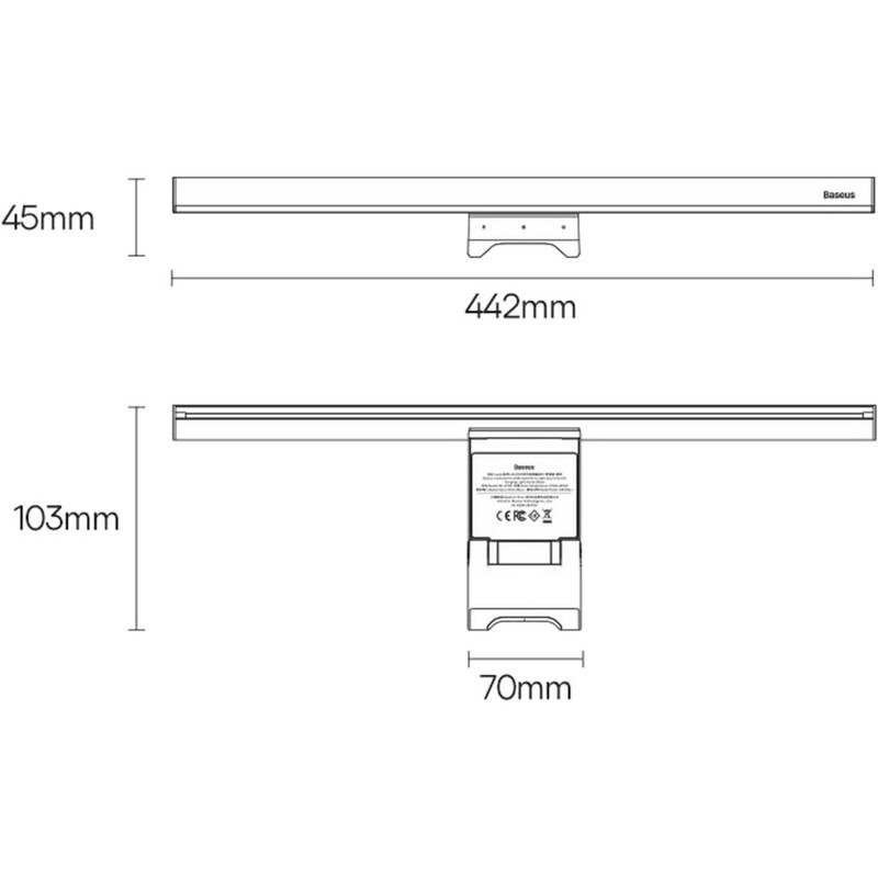 Настольная лампа Baseus i-wok2 Series Screen Hanging (DGIW000101)