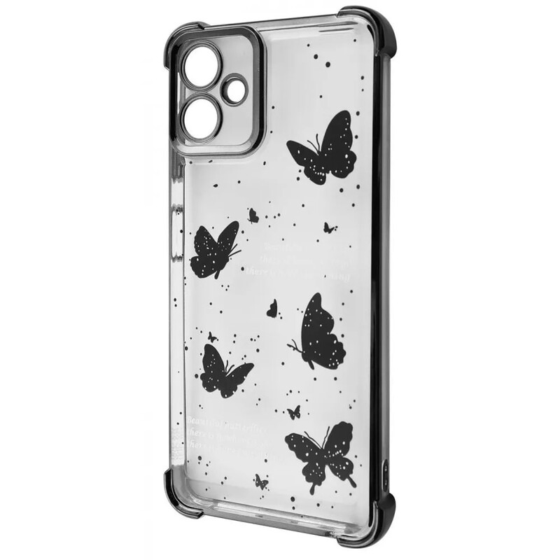 Чохол-накладка Wave Winkie для Samsung Galaxy A06 Black Butterfly (2003000254310)