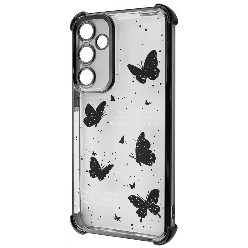 Чохол-накладка Wave Winkie для Samsung Galaxy A16 Black Butterfly (2003000254334)