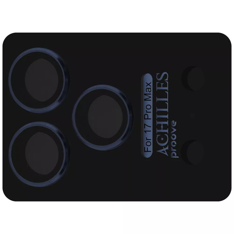Защитное стекло Proove Achilles Full Metal для камеры iPhone 17 Pro Max Deep Blue (CPPAFM17PM08)