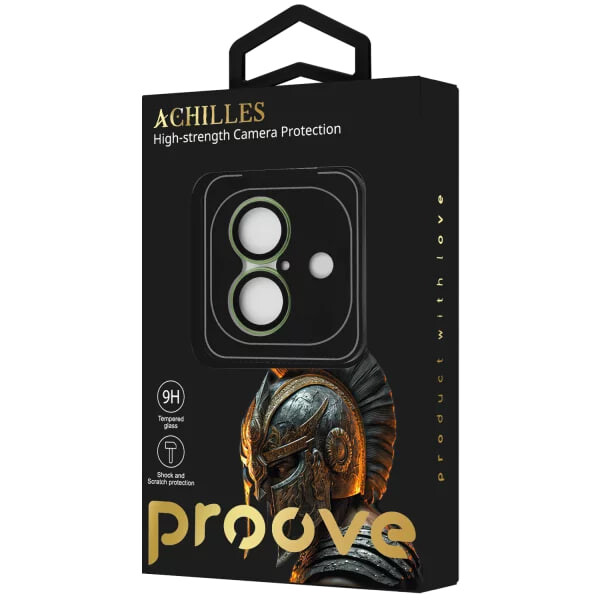 Защитное стекло Proove Achilles для камеры iPhone 17 Green (CPPAIP170015)