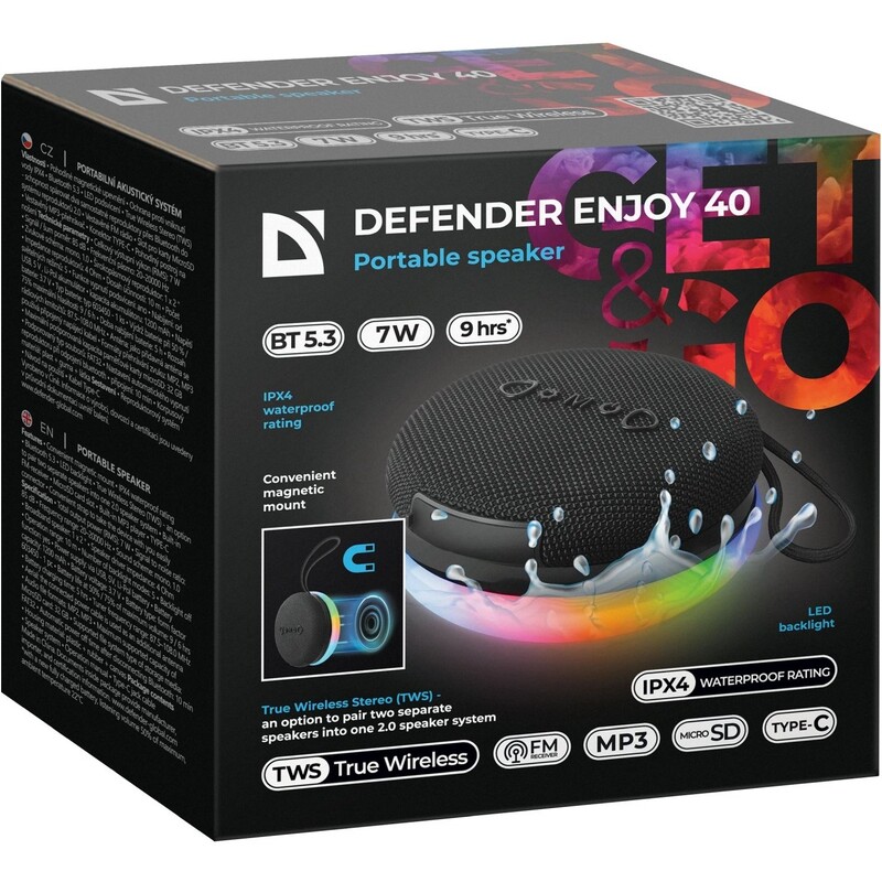 Акустична система Defender Enjoy 40 Black (65141)