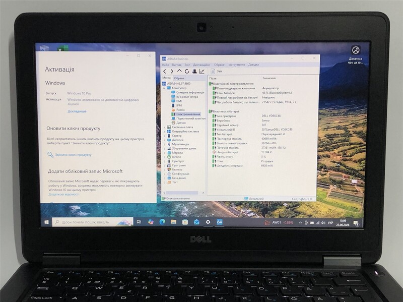 Ноутбук Dell Latitude E5250 / 12.5" (1366х768) / i5-4310U / 8GB / 120GB SSD / Win10Pro / Backlight - Б/в