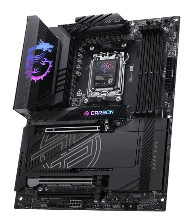 Материнська плата MSI MPG X870E Carbon Max WiFi Socket AM5
