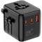 Фото - Универсальный адаптер Proove 1, 3A, 2xUSB-A, 1xUSB-C, чёрный (TATL25310001) | click.ua