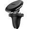 Фото - Держатель автомобильный для смартфона Baseus Magnetic Air Vent Car Mount Holder with Cable Clip Black (C40141201113-00) | click.ua