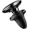 Фото - Держатель автомобильный для смартфона Baseus Magnetic Air Vent Car Mount Holder with Cable Clip Black (C40141201113-00) | click.ua