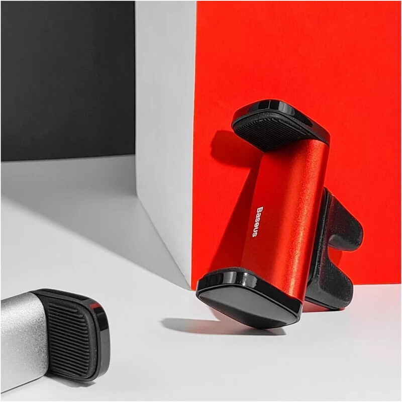 Держатель автомобильный для смартфона Baseus Steel Cannon Air Outlet Car Mount Black (SUGP-01)
