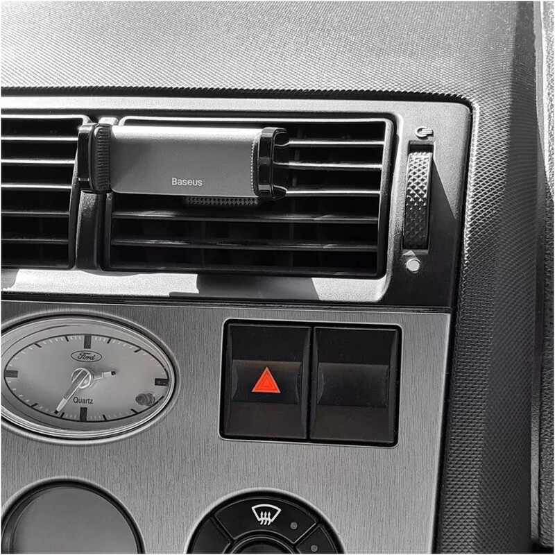 Держатель автомобильный для смартфона Baseus Steel Cannon Air Outlet Car Mount Black (SUGP-01)