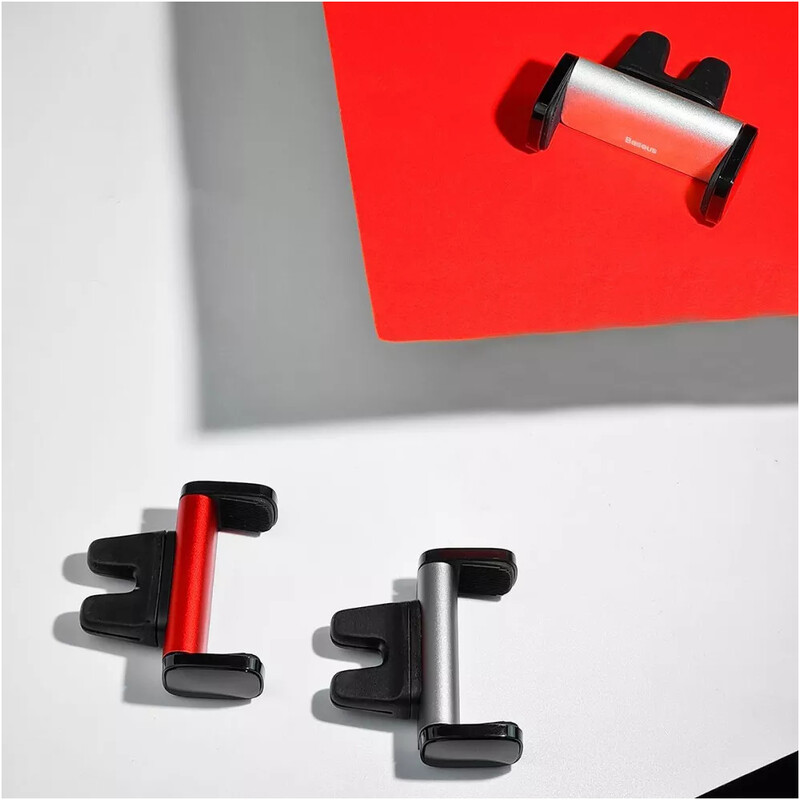 Держатель автомобильный для смартфона Baseus Steel Cannon Air Outlet Car Mount Black (SUGP-01)