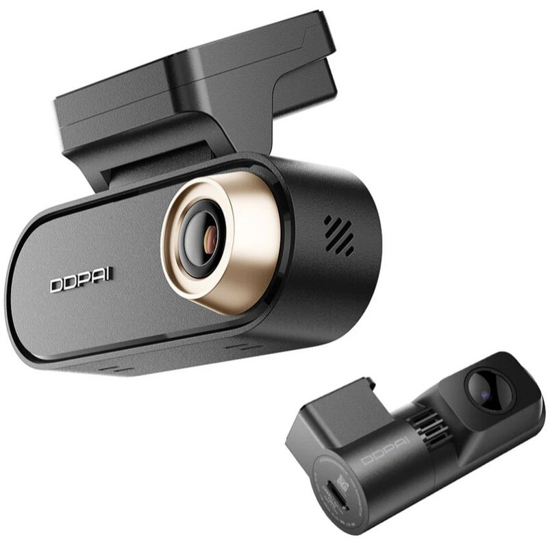 Відеореєстратор DDPai Dashcam N5 Pro + камера заднього виду (6934915208166)