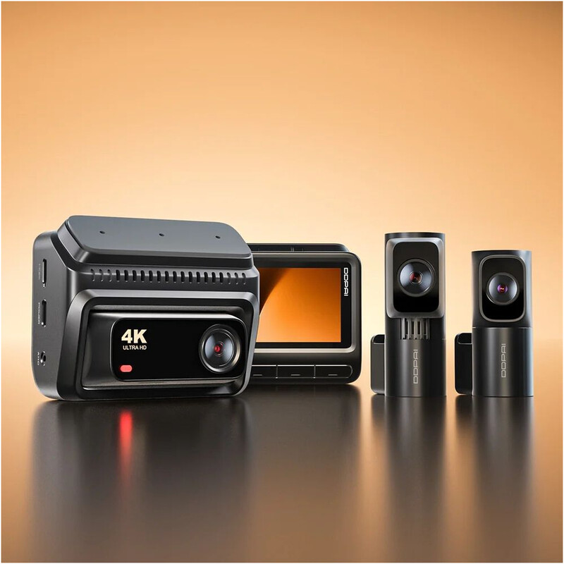 Відеореєстратор DDPai Dashcam Z60T + камера заднього виду + камера салону (6934915206896)