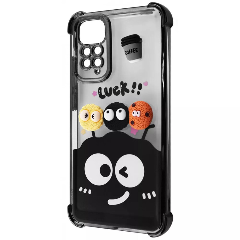 Чeхол-накладка Wave Winkie для Xiaomi Redmi Note 11 Pro/Redmi Note 12 Pro 4G Black Splash (2003000259988)