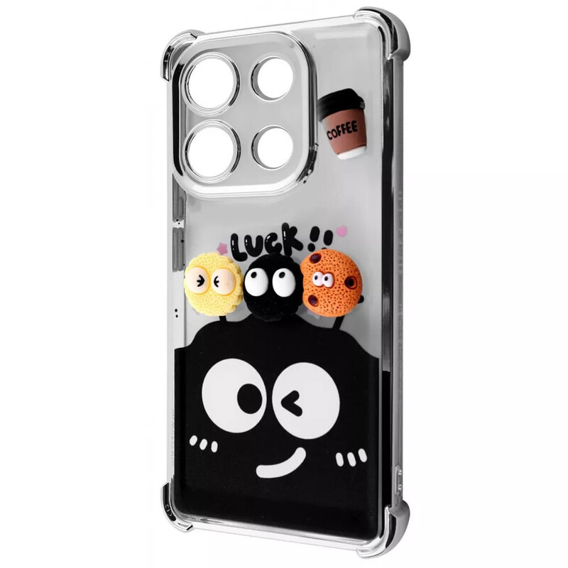 Чeхол-накладка Wave Winkie для Xiaomi Redmi Note 13 4G Silver Splash (2003000262490)