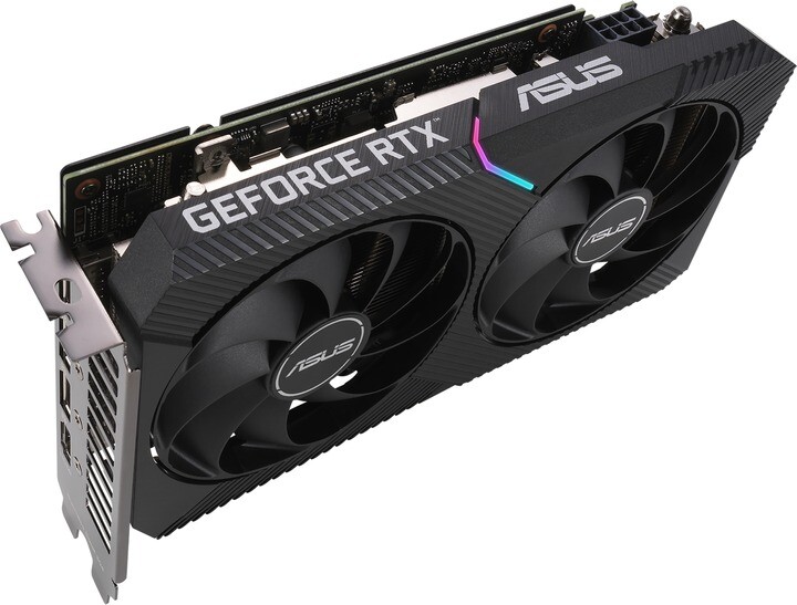 Відеокарта GF RTX 3060 12GB GDDR6 Dual OC V2 Asus (DUAL-RTX3060-O12G-V2) (LHR)