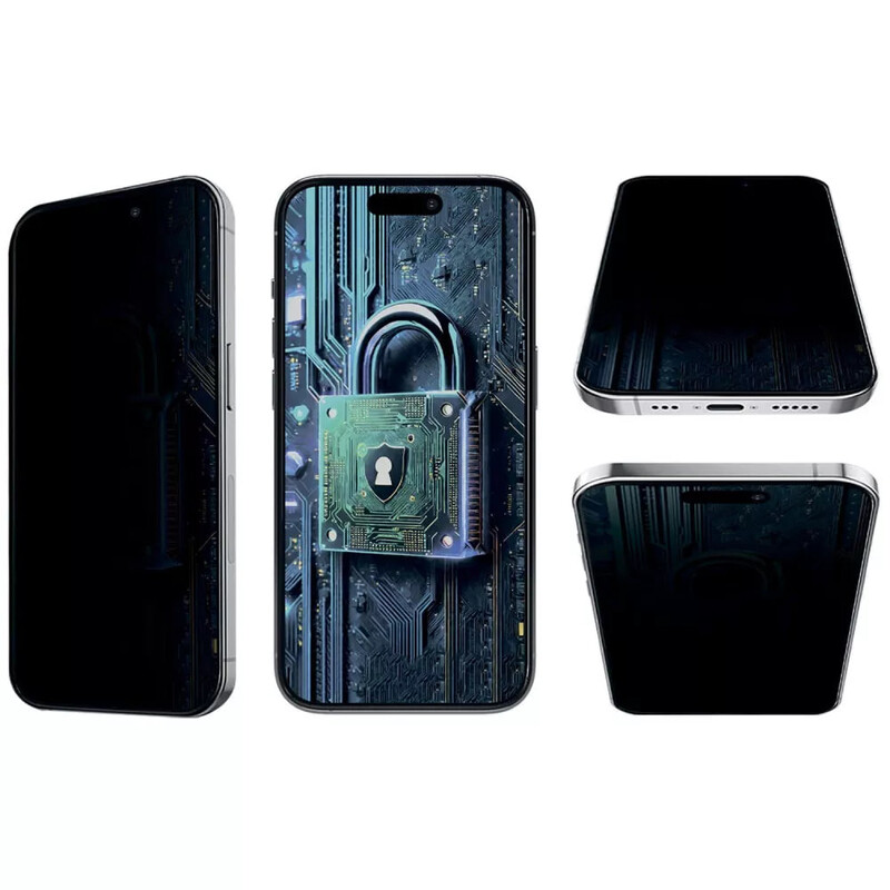 Защитное стекло Proove Privacy 360 Installation Box для iPhone 16 Pro/17 Black (PG360I16P001)