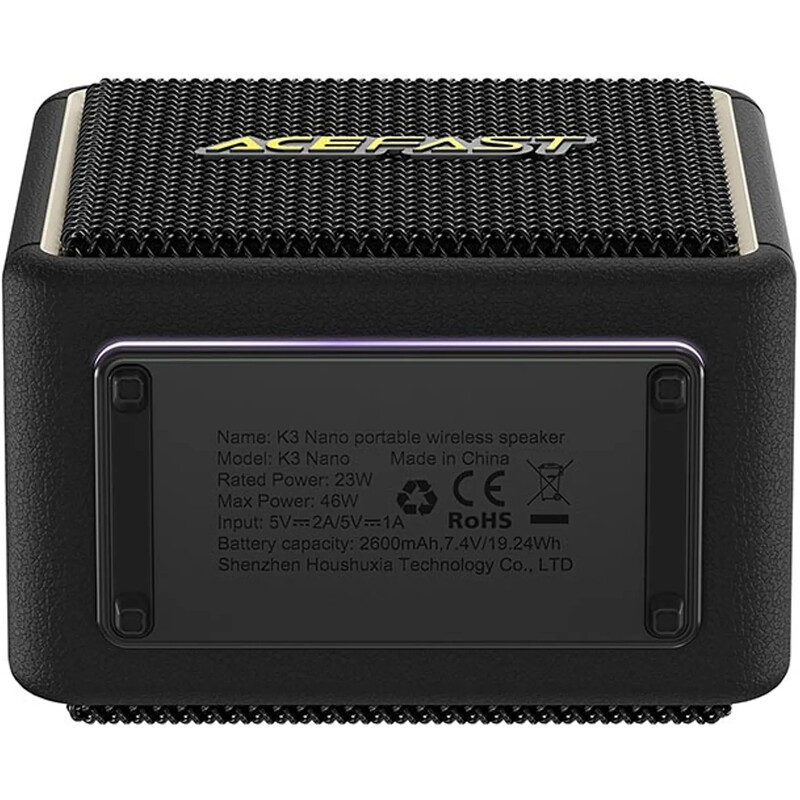Акустическая система Acefast K3 Nano Black (6974316285229)