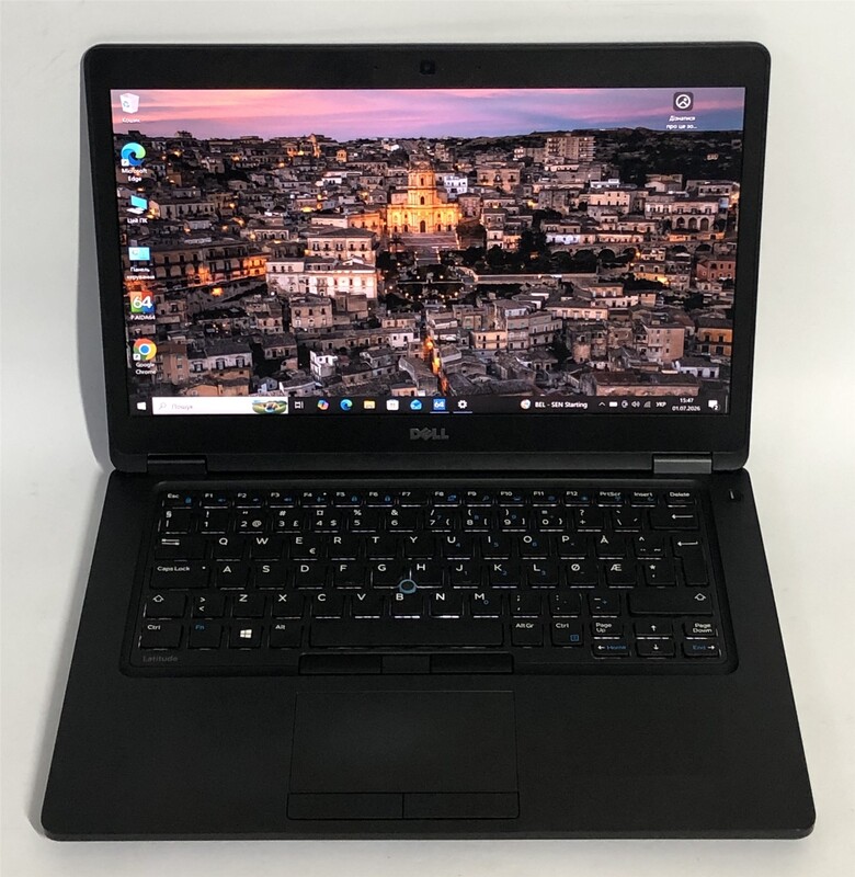 Ноутбук Dell Latitude 5480 / 14" FullHD IPS / i5-7440HQ / 8GB / 256GB SSD / Win10Pro - Б/у