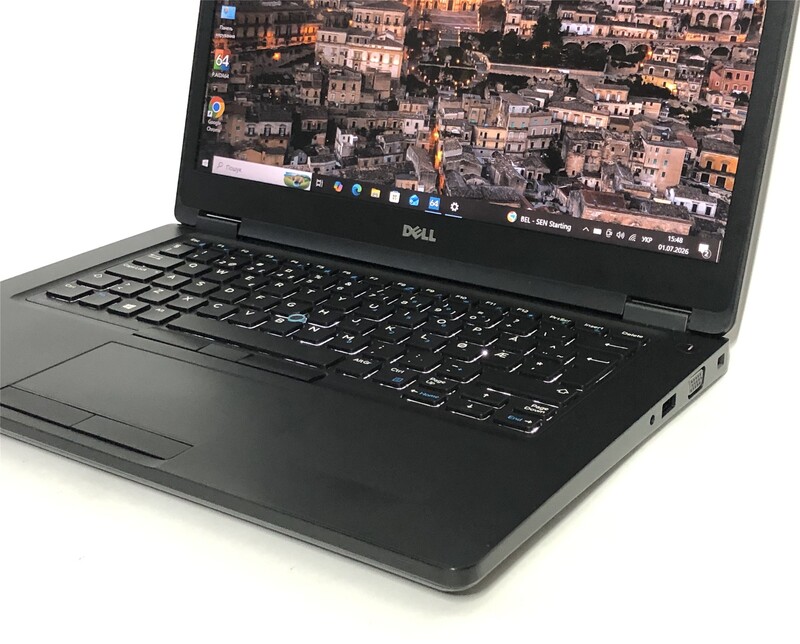 Ноутбук Dell Latitude 5480 / 14" FullHD IPS / i5-7440HQ / 8GB / 256GB SSD / Win10Pro - Б/у