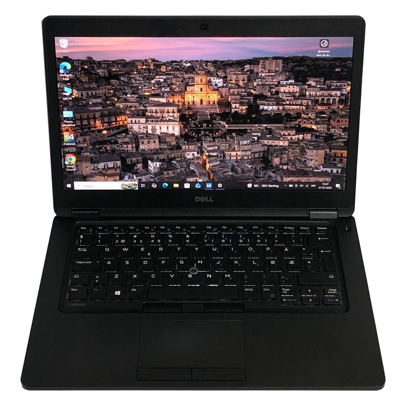 Ноутбук Dell Latitude 5480 / 14" FullHD IPS / i5-7440HQ / 8GB / 256GB SSD / Win10Pro - Б/у