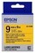 Фото - Стрічка Epson LK3YBW Strong Black/Yellow 9mm/9m (C53S653005) | click.ua