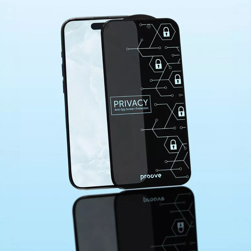 Защитное стекло Proove Privacy для iPhone 14 Pro Max/15 Plus/16 Plus Black (PGPPRI14PM01)