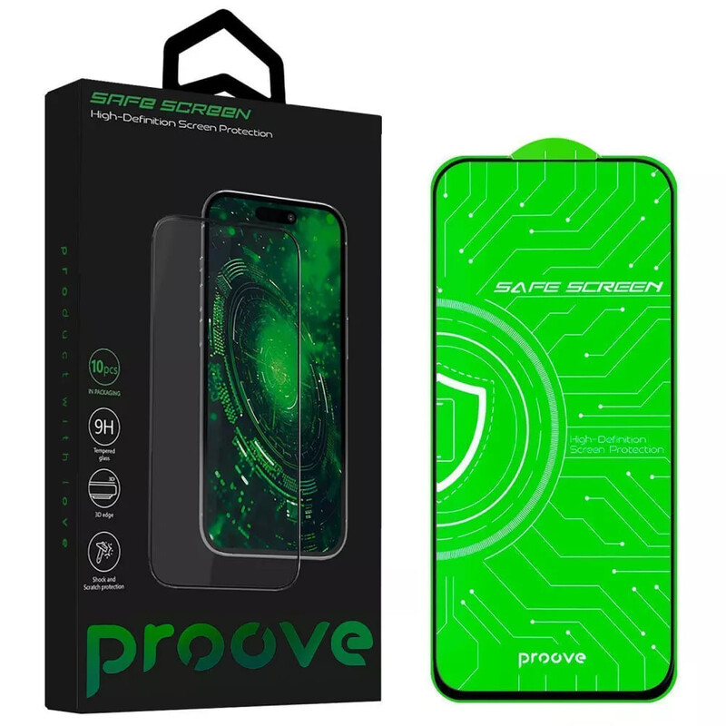 Захисне скло Proove Safe Screen для Samsung Galaxy A52 4G/A52 5G/A52s/A53/S20 FE Black (PGPSSSGA5201)