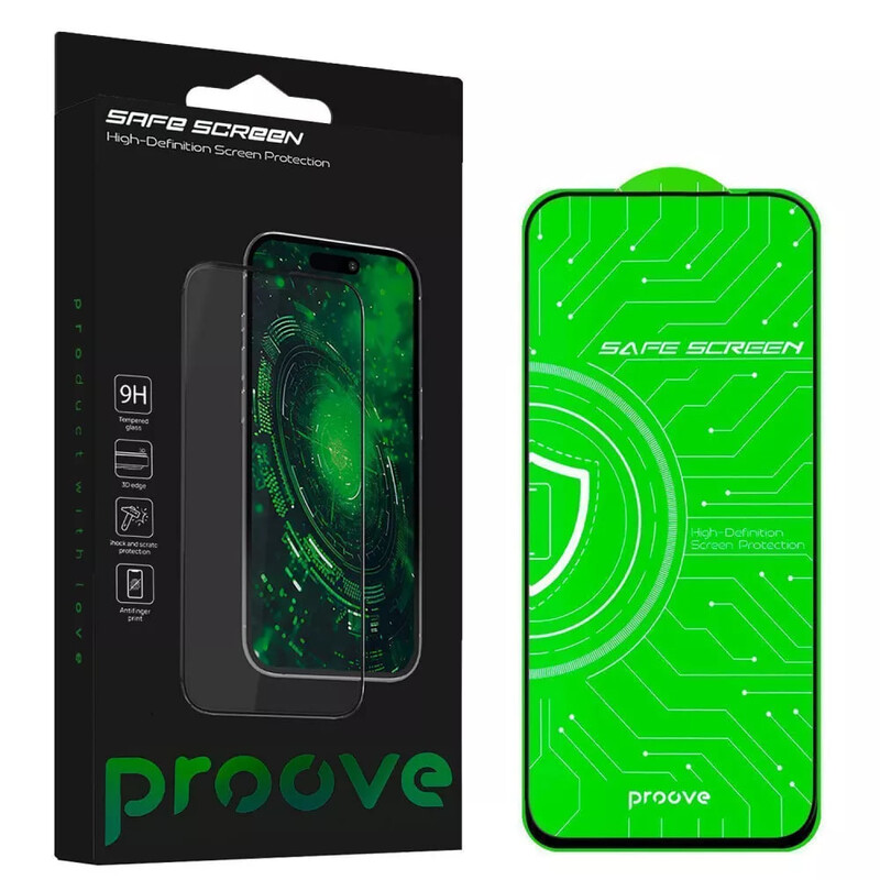 Захисне скло Proove Safe Screen для Samsung Galaxy S26 Plus Black (PGPSS1GS26P1)