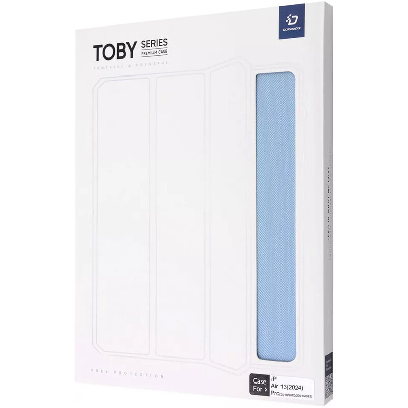 Чехол-книжка Dux Ducis Toby Series для Apple iPad Air 6 13" (2024) / iPad Pro 12.9" (2018/2020/2021/2022) With Apple Pencil Holder Pink (2001001977283)