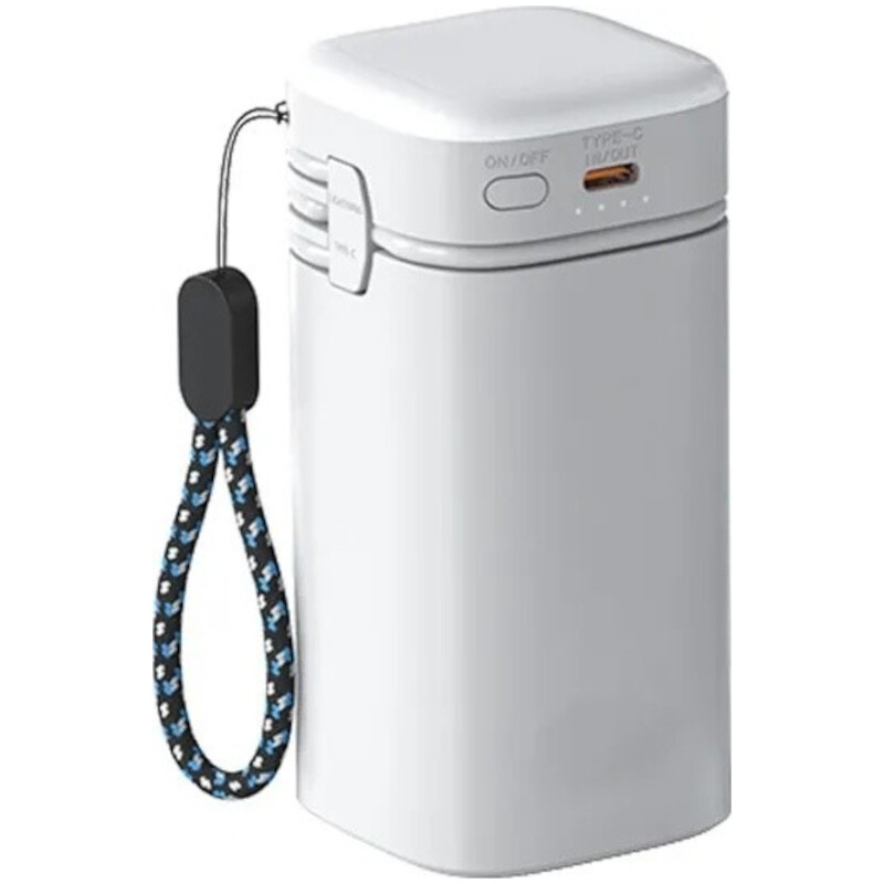 Універсальна мобільна батарея Atria 22.5W 20000mAh White (WPD-69)