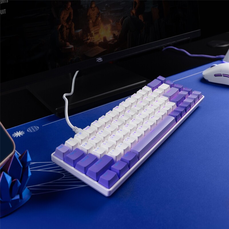 Клавиатура Proove Gaming Cyrex White/Purple