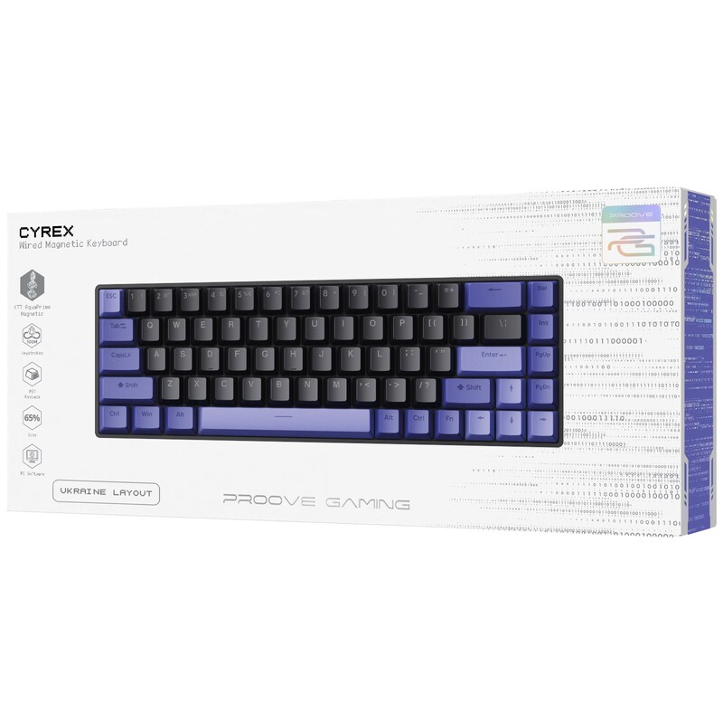 Клавиатура Proove Gaming Cyrex Black/Purple